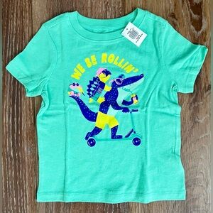 Old Navy Baby Boy’s “We Be Rollin’” Graphic Tee Size 18-24 Months